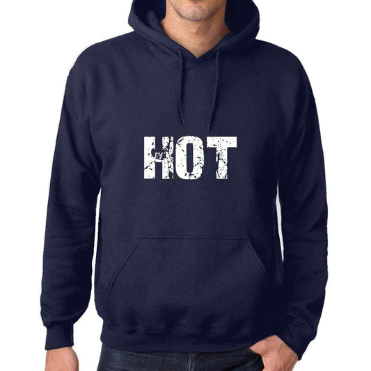 Ultrabasic Homme Femme Unisex Sweat à Capuche Hoodie Popular Words Hot French Marine