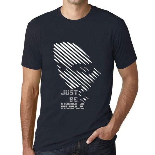 Ultrabasic - Homme T-Shirt Graphique Just be Noble Marine