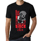 Men&rsquo;s Graphic T-Shirt Fight Hard Since 2024 Deep Black - Ultrabasic