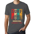 Men's Graphic T-Shirt Surf Summer Time BENIDORM Mouse Grey
