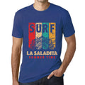 Men's Graphic T-Shirt Surf Summer Time LA SALADITA Royal Blue