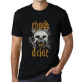 ULTRABASIC - Men's Graphic T-Shirt Chaos & Drive Deep Black