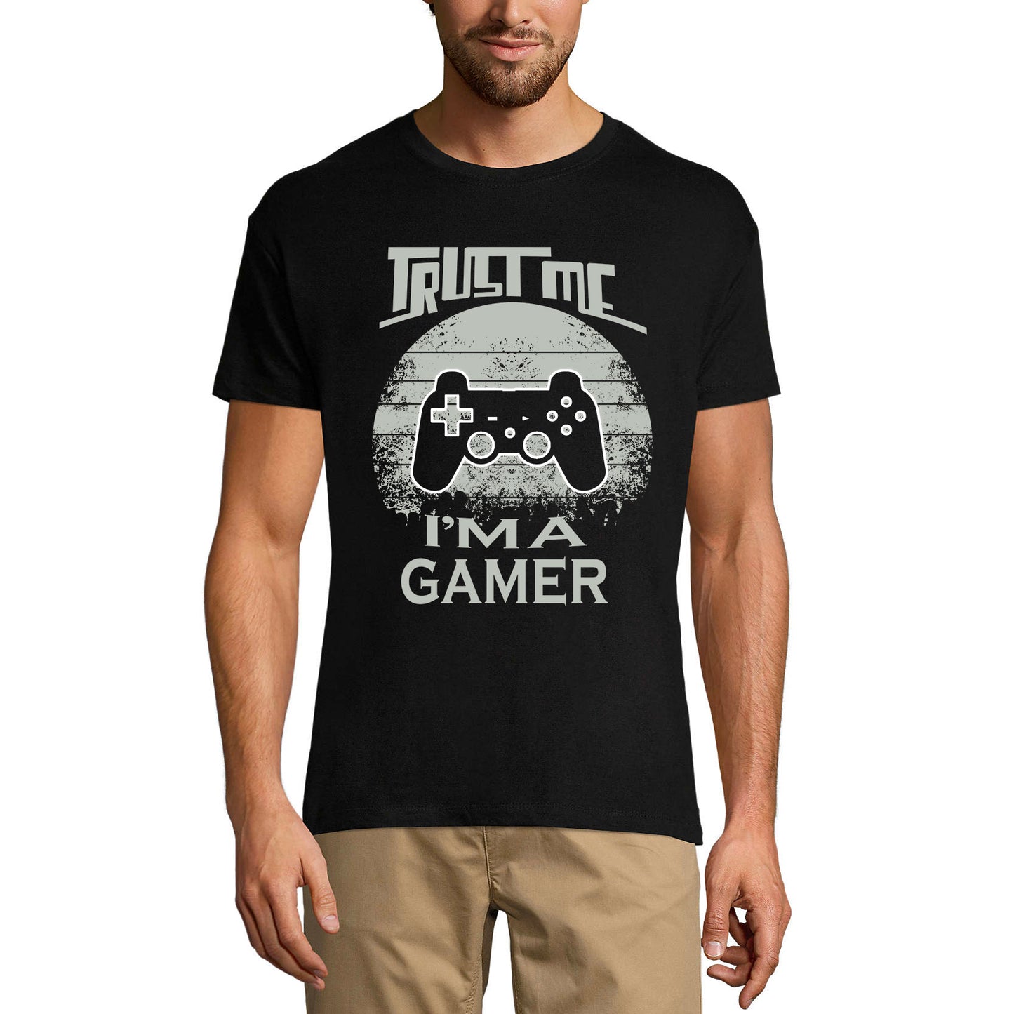 ULTRABASIC Men's Gaming T-Shirt Trust Me I'm a Gamer - Funny Humor Shirt