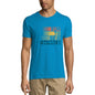 ULTRABASIC Men's Novelty T-Shirt Retro Run to be a Winner - Runner Tee Shirt