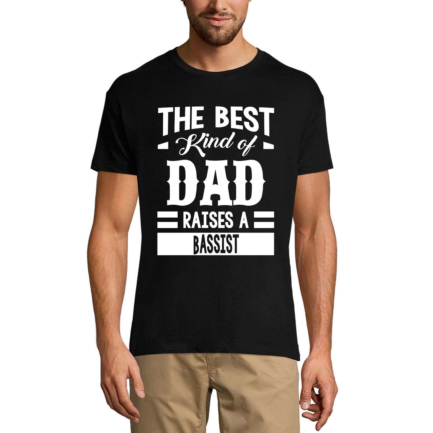 ULTRABASIC Men's Graphic T-Shirt Dad Raises a Bassist