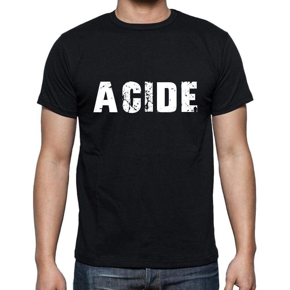 Acide French Dictionary Mens Short Sleeve Round Neck T-Shirt 00009 - Casual