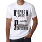 Aged to Perfection, Italian, 2035, White, Men's Short Sleeve Round Neck T-shirt, gift t-shirt 00357 - Ultrabasic