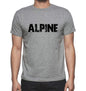 Alpine Grey Mens Short Sleeve Round Neck T-Shirt 00018 - Grey / S - Casual