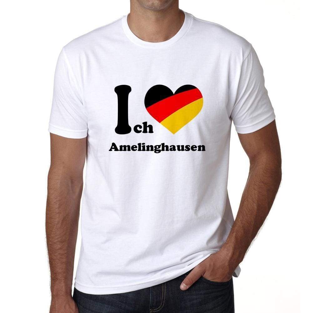 Amelinghausen Mens Short Sleeve Round Neck T-Shirt 00005 - Casual
