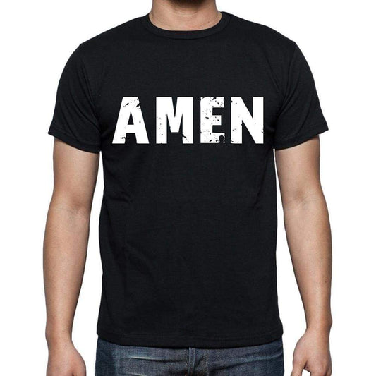 Amen Mens Short Sleeve Round Neck T-Shirt 00016 - Casual