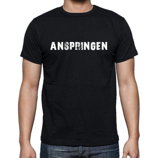 Anspringen Mens Short Sleeve Round Neck T-Shirt - Casual