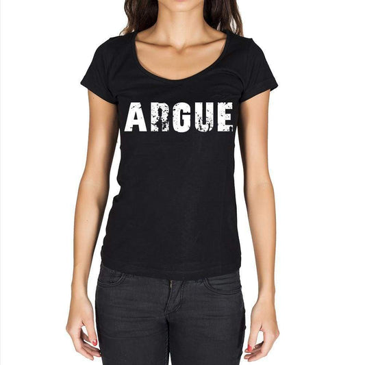 Argue Womens Short Sleeve Round Neck T-Shirt - Casual