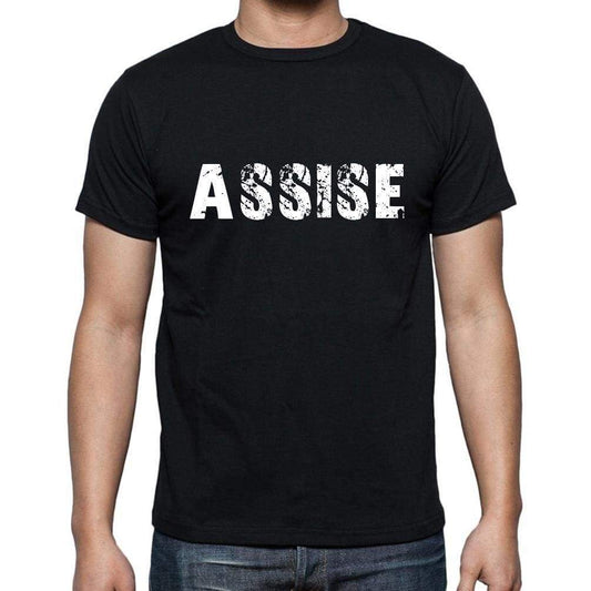 Assise French Dictionary Mens Short Sleeve Round Neck T-Shirt 00009 - Casual