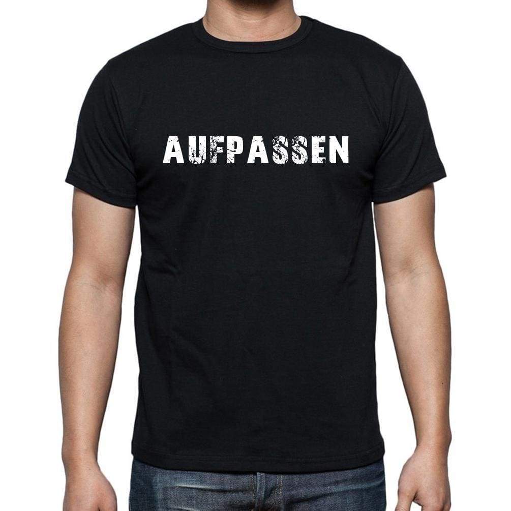 Aufpassen Mens Short Sleeve Round Neck T-Shirt - Casual