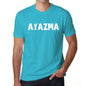 Ayazma Mens Short Sleeve Round Neck T-Shirt - Blue / S - Casual