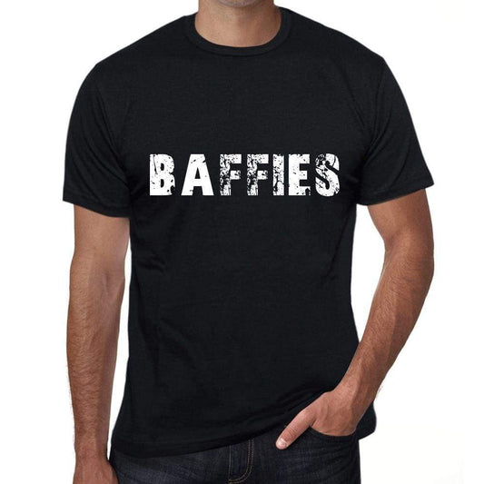 Baffies Mens Vintage T Shirt Black Birthday Gift 00555 - Black / Xs - Casual