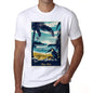 Baleshwar Pura Vida Beach Name White Mens Short Sleeve Round Neck T-Shirt 00292 - White / S - Casual