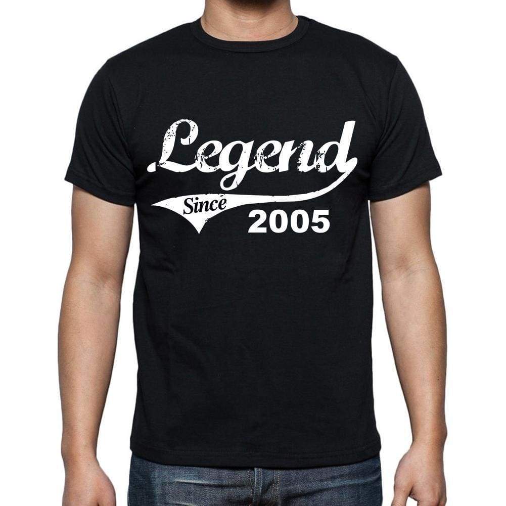 Birthday Gifts For Him 2005 T Shirts Men Vintage Black T-Shirt Rounded Neck Mens T-Shirt - T-Shirt