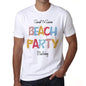 Bulabog Beach Party White Mens Short Sleeve Round Neck T-Shirt 00279 - White / S - Casual