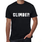 Climber Mens Vintage T Shirt Black Birthday Gift 00555 - Black / Xs - Casual