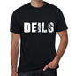 Deils Mens Retro T Shirt Black Birthday Gift 00553 - Black / Xs - Casual