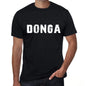 Donga Mens Retro T Shirt Black Birthday Gift 00553 - Black / Xs - Casual