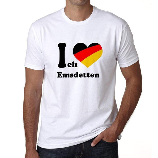 Emsdetten Mens Short Sleeve Round Neck T-Shirt 00005 - Casual