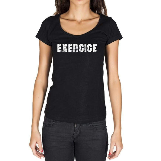 Exercice French Dictionary Womens Short Sleeve Round Neck T-Shirt 00010 - Casual