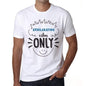 Exhilarating Vibes Only White Mens Short Sleeve Round Neck T-Shirt Gift T-Shirt 00296 - White / S - Casual