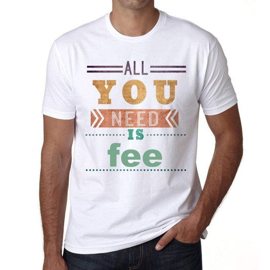 Fee Mens Short Sleeve Round Neck T-Shirt 00025 - Casual