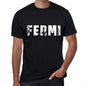 Fermi Mens Retro T Shirt Black Birthday Gift 00553 - Black / Xs - Casual