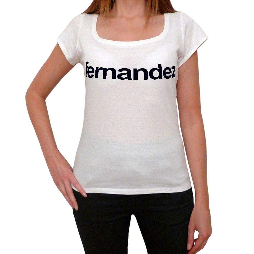 Fernandez Womens Short Sleeve Scoop Neck Tee 00036