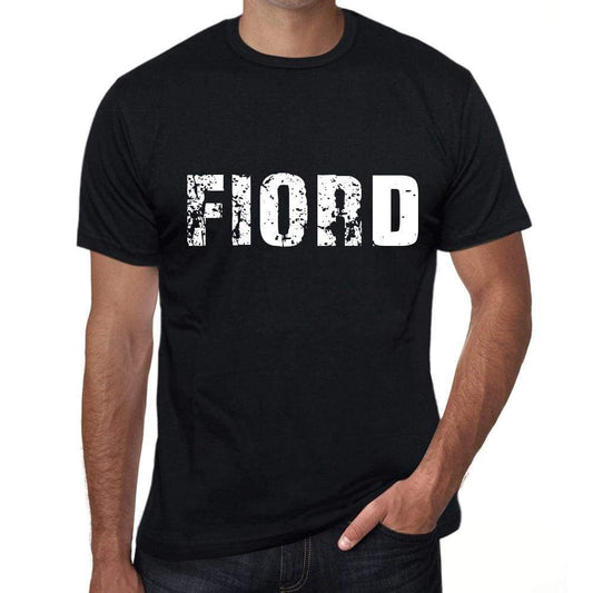 Fiord Mens Retro T Shirt Black Birthday Gift 00553 - Black / Xs - Casual