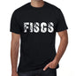 Fiscs Mens Retro T Shirt Black Birthday Gift 00553 - Black / Xs - Casual