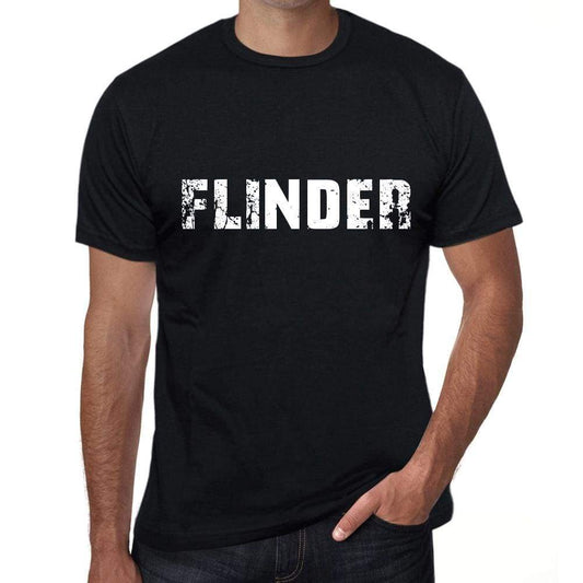flinder Mens Vintage T shirt Black Birthday Gift 00555 - Ultrabasic