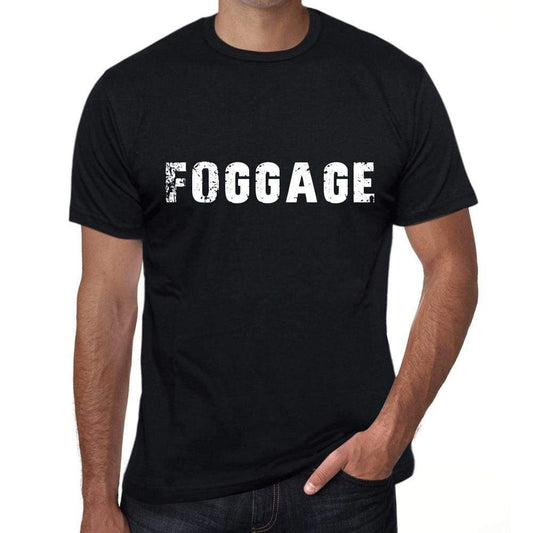 foggage Mens Vintage T shirt Black Birthday Gift 00555 - Ultrabasic
