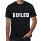 Guiled Mens Vintage T Shirt Black Birthday Gift 00554 - Black / Xs - Casual