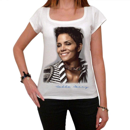 Halle Berry T-Shirt For Women Short Sleeve Cotton Tshirt Women T Shirt Gift - T-Shirt