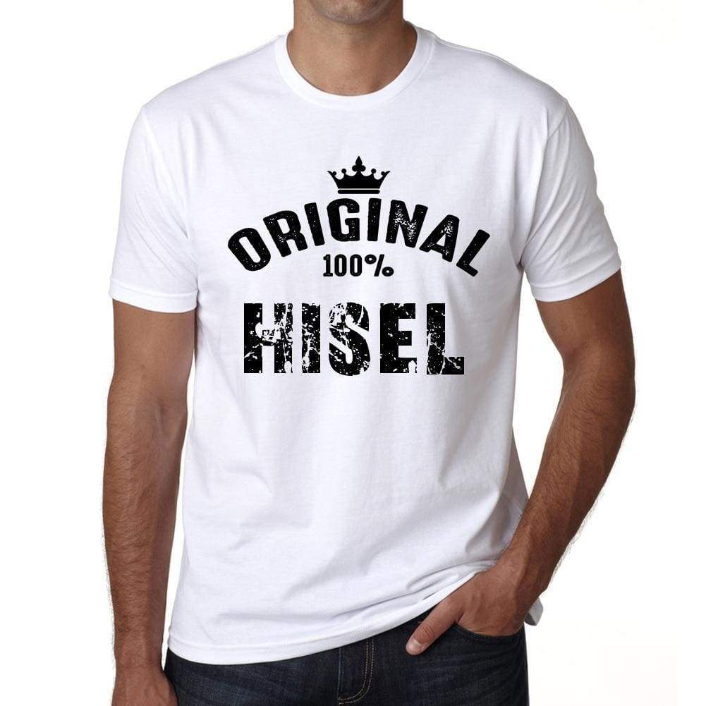 Hisel Mens Short Sleeve Round Neck T-Shirt - Casual