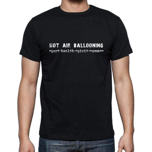Hot Air Ballooning Sport-Health-Spirit-Success Mens Short Sleeve Round Neck T-Shirt 00079 - Casual