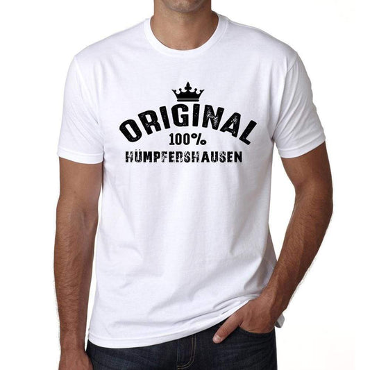 Hümpfershausen 100% German City White Mens Short Sleeve Round Neck T-Shirt 00001 - Casual