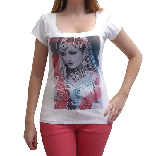 Indian Girl T-Shirt For Women Short Sleeve Cotton Tshirt Women T Shirt Gift - T-Shirt