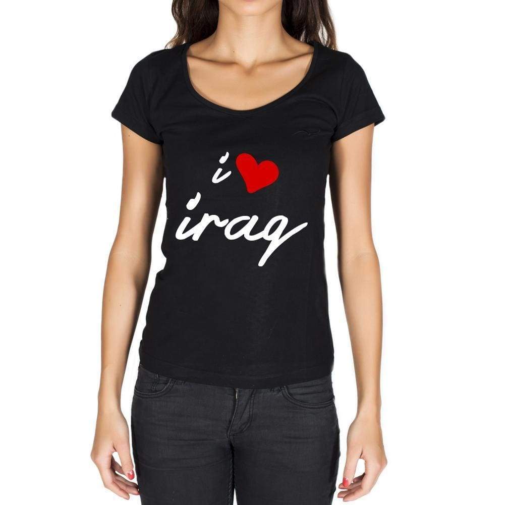 Iraq Womens Short Sleeve Round Neck T-Shirt - Casual