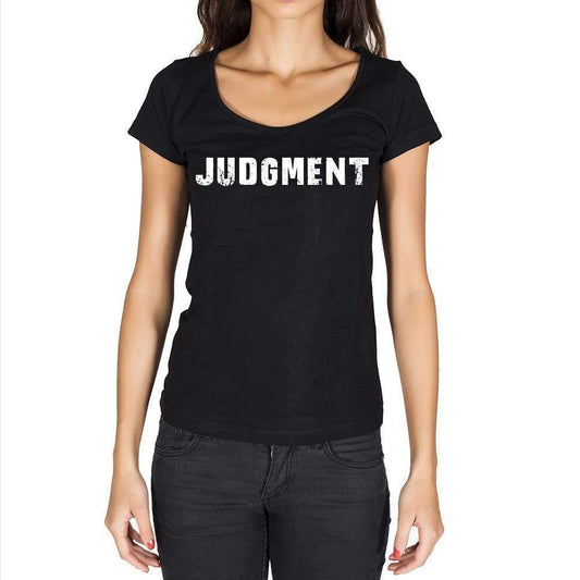 Judgment Womens Short Sleeve Round Neck T-Shirt - Casual