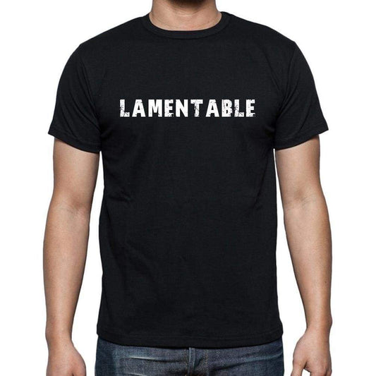Lamentable Mens Short Sleeve Round Neck T-Shirt - Casual