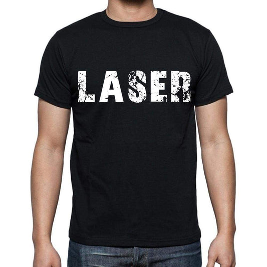 Laser Mens Short Sleeve Round Neck T-Shirt - Casual