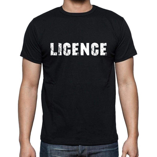 Licence French Dictionary Mens Short Sleeve Round Neck T-Shirt 00009 - Casual