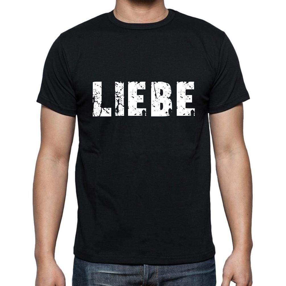 Liebe Mens Short Sleeve Round Neck T-Shirt - Casual