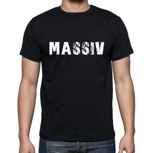 Massiv Mens Short Sleeve Round Neck T-Shirt - Casual
