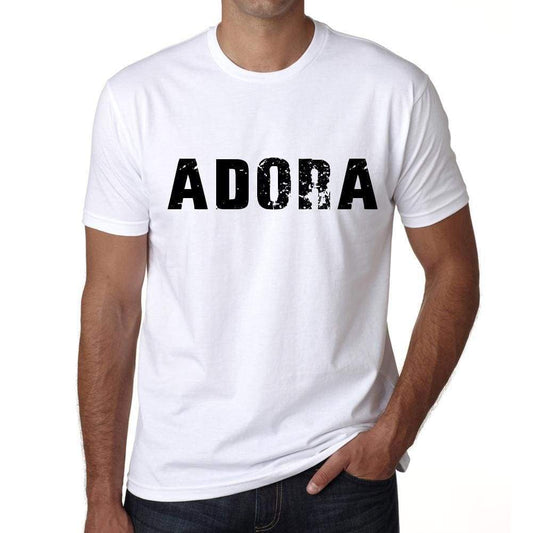 Mens Tee Shirt Vintage T Shirt Adora X-Small White 00561 - White / Xs - Casual